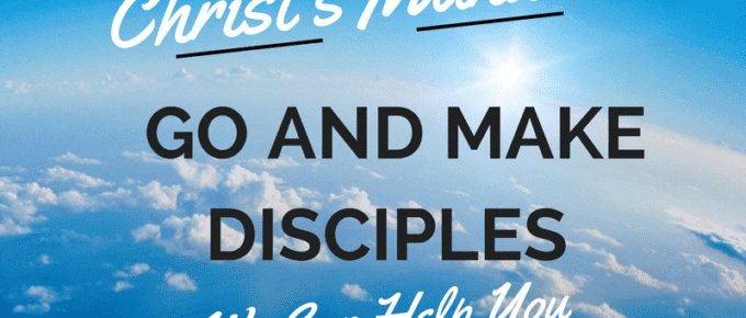 We can help you fulfill Christ's mandate to go and make disciples of all Nations