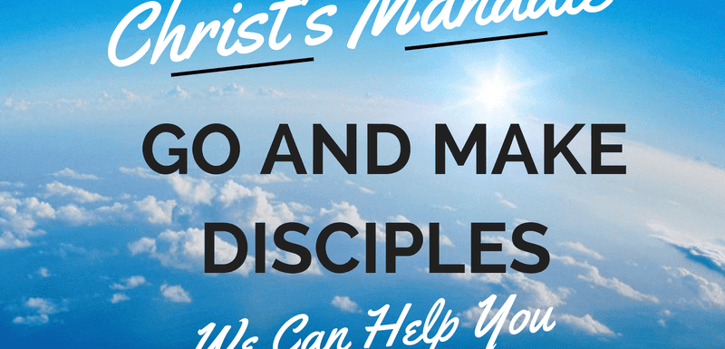We can help you fulfill Christ's mandate to go and make disciples of all Nations