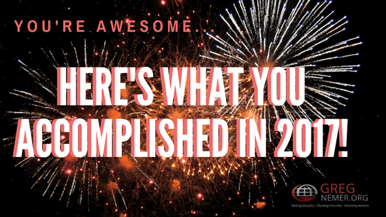 You're Awesome! Here's What You Accomplished in 2017